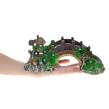 Tree Fish Tank Decoration, Resin Arch Bridge Pavilion Tree Aquarium Garden Decor Fish Tank Landscape V1370-AZ4-05737