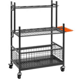 VEVOR Garden Tool Organizer, 16 Slots with Hooks, Yard Tool Tower Rack with Wheels for Garage V952-CKGJSNJJSCRSKI5SAV0