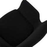 Charcoal Embrace Boucle teddy Sherpa Fabric Armchair Set V264-DNC-420V-CHL-02-1