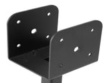 Heavy Duty Roof Riser Bracket Steel Versatile Rust Proof Pergola Roof Riser Beam Bracket for Terrace V1294-YM0901-3111240129011