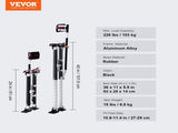 Drywall Stilts, 61-101.6 cm Adjustable Aluminum Tool Stilts with Protective Knee Pads, Durable and V952-SGBGQYCHS2440P55RV0