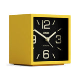 Newgate Cube Mantel Clock-Citrus Yellow V398-NG-ALMCUB358CY