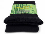 6 Pairs Mens Bamboo Rich Work Socks Thick Cushioned Anti Odour - Black V563-6BSOX-BLK-SIZE11-14