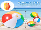 28 Piece Inflatable Mini Beach Ball Set, 13 cm V1237-ZY-818-238