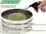 9" Stackable Stainless Steel Seed Sprouting Kit, 3-Tier Mesh Germination Tray, Sprout Grower with V1259-DP01-A-872