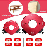 2 Pcs Router Jigs for Wood, Worktop Jig Arc Angle Positioning Jig 1, Router Jigs for R10 R15 R20 R25 V1237-MS-626-312