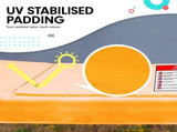 Kahuna 6 ft x 9 ft Rectangular Outdoor Trampoline with Basketball Set Rainbow TRA-FJP-RCT-69V-RB-BB