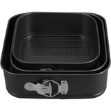 3pcs Square Lock Springform Cake Pan Set with Removable Bottom V1366-AZ2-W-15349