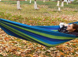SWETRACE Hammocks for Adults Canvas Blue 1Set 110x31in V1189-LWWAL-20260327-03594