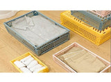 5 Pack Mini Plastic Baskets for Organizing and Storage, Collapsible Space Saving Crates, Office Desk V1369-AZ3-W-16299