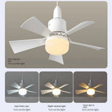 2X Fan Light with Remote, Ceiling Fan with 3-Speeds, Dimmable LED, E27 Base, Cordless Light V1192-AZ-W-22688