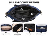 Travel Bag - Women's Travel Bag - Sports & Fitness Bag - Yoga Bag - Sports Bag - Carry-On Luggage V1265-260-DARK-BLUE1