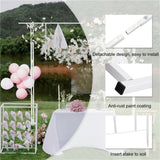Stereoscopic Metal Garden Arch Arbor Wedding Pergola Trellis V178-66753