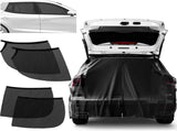 Size L Black Magnetic Car Window Sun Shade Screens & SUV Tailgate Mosquito Net Set - Breathable Bug V888-ELOSUNG23904