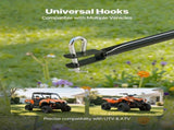 Tow Behind Broadcast Spreader, 130LBS Capacity, Tow/Push Garden Spreader with 13 in Tires, 30 V952-TCSBJ130LBSPQZ8XK001V0