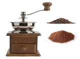 Hand Crank Grinder Steel Core Manual Coffee Bean Grinder Retro Mill for Home Camping V1294-YM0901-3118210092611