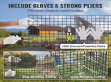 Hardware Cloth, 36'' x 100' Galvanized Wire Mesh Roll, 19 Gauge Chicken Wire Fence Roll, Vinyl V952-JSGSWL36IN10LR9PIV0