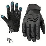 Men'S Full-Finger Gloves Tactical Gloves Touchscreen Gloves MTB Gloves Hiking - Brown - Size M V1106-140-066012-BRN-M