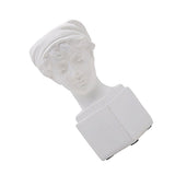 1Pc Durable White Resin Craft Flowerpot for Stylish Home Decor V1192-AZ-W-30348