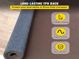 Gray Marine Carpet 6 ft x 39.3 ft Marine Carpeting Marine Grade Carpet for Boats with Waterproof V952-JZXWDTHS1.8X12M01V0