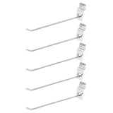 50Pcs Supermarket Shelf Hook Iron Strong Wear Resistant Flat Tip Peg Board Hook Slatwall Hanger V1294-YM0521-3114230037411