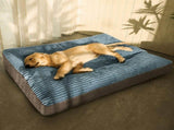 Luxuriously Soft and Thick Pet Sleeping Mat, Perfect Four-Season Floor Bed for Dogs and Cats, V1341-ZY-P5APP8GV-XL-BLUE