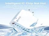 8 In 1 Waterproof Ports USB Fast Charger, Desktop Charging Station With Portable Multi-Port Charging V1366-AZ2-W-11458