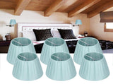6Pcs Fabric Lampshade Chandelier Shade Wall Light Cover Clamp Mount for Small A B C F P Bulb V1294-YM0718-3119200177611