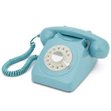 GPO RETRO GPO 746 ROTARY TELEPHONE - BLUE V177-IW-GPO-ROTY-BLU