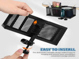 Black Desktop Organizer with Multiple Compartments for Home Office, Tech Accessories, and Stationery V1370-AZ4-14784