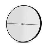 Embellir 2 Wall Mirror Makeup 70cm Home Decor Framed Mirrors Bathroom Round Black MM-E-WALL-ROU-BK-70-X2
