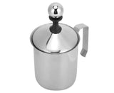 400cc Stainless Steel Manual Milk Frother, Foamer, Mixer, Stirrer for Coffee & Latte Art V1263-JX-2929