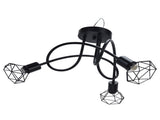 3 Heads Pendant Light Hollow Iron Ceiling Lamp Base for Bedroom Dining Room Living Room for E14 Bulb V1294-YM0523-3119210252211