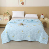 Green Lightweight Comforter Full Size 59x79 Inch - Soft Washed Summer Quilt for Bed - Breathable All V1366-AZ2-W-27080