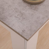Dining Table Rectangular Wooden 120M-Grey&White V264-DNT-409C-LGR-12M-1
