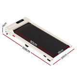 Everfit 3 in 1 Walking Pad Treadmill 12% Incline Under Desk Treadmills for Home Gym With 38cm Wide TMILL-380-2INC-BG