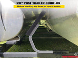 Boat Trailer Guide on, 24", One Pair Trailer Pontoon Bunk Board Guide-ons, Steel Trailer Guides, V952-CTCDGZYCDKC18JLBQV0