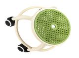 Round Rolling Low Stool Comfortable Universal Wheel Movable Mini Stool High Weight Capacity for Home V1294-YM0706-3116230016211
