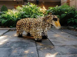Metal 'White' Sheep Statue 55cm V637-74130SHP
