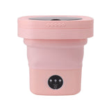 6.5L Washing Machine Folding Portable Automatic Deep Cleaning Wash and Spin Dry Washer with Water V1294-YM0703-3113230146819