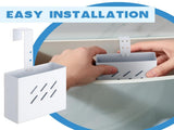2 Pcs Large Size 4. 33 x 4. 33 x 1. 38 Inch Stainless Steel Toilet Tank Cleaning Tablet Holder with V1192-AZ-W-3528