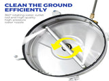2In1 Surface Cleaner 16.5Inch Undercarriage Washer Pressure Washer Max 4000PSI 1/4 Quick Connector V985-2IN1SURFACECLEANER