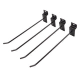 30PCS Panel Hooks Black Slatwall Hanger Thickened Easy Installation Anti Rust Display Pegs for V1294-YM0706-3117230143711