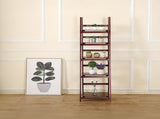 5 Tier Wooden Ladder Shelf Stand Storage Book Shelves Shelving Display Rack V63-824191