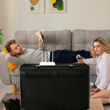 Masteelf Heavy Duty Adjustable TV Screen Shelf Organizer for Router, Streaming Devices, Cable Boxes, V1369-AZ3-W-17156