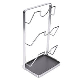 Countertop Pot Lid Holder Stainless Steel Cutting Board Organizer Pot Pan Lids Rack for Kitchen 3 V1294-YM0901-3118250191312