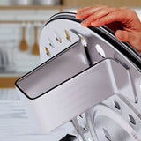 SOGA 21L Stainless Steel Stock Pot with Two Steamer Rack Insert Stockpot Tray STOCKPOT30CM-2XRACK28CM