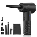 Electric Cordless Duster, High Power Air Blower for Computer Keyboard Cleaning with 3 Speed V1294-YM0901-3113250216411