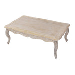 Coffee Table Oak Wood Plywood Veneer White Washed Finish V43-CT-LILE