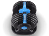 Powertrain 24kg Adjustable Dumbbell Home Gym Exercise Weights Free Workout Blue DMB-BF1-024-1-BU